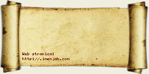 Jasmina Veškovac vizit kartica